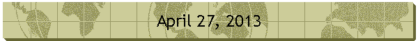 April 27, 2013