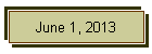 June 1, 2013