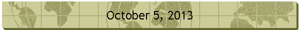 October 5, 2013