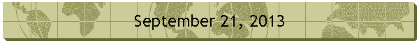 September 21, 2013