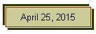 April 25, 2015