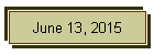 June 13, 2015
